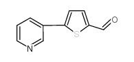 5-吡啶-3-噻吩-2-甲醛结构式