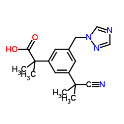 Anastrozole Mono Acid Structure