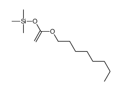 trimethyl(1-octoxyethenoxy)silane Structure