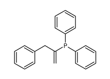 diphenyl(3-phenylprop-1-en-2-yl)phosphine Structure