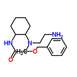 Benzyl {2-[(2-aminoethyl)(methyl)amino]cyclohexyl}carbamate结构式