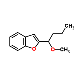 2-(1-Methoxybutyl)-1-benzofuran Structure