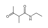 Butanamide, N-ethyl-2-methyl-3-oxo- (9CI) Structure