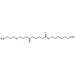 己二酸双(2-丁氧乙基)酯结构式