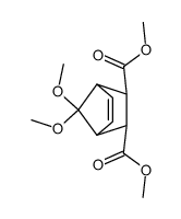 dimethyl 7,7-dimethoxybicyclo<2.2.1>hept-5-ene-2,3-dicarboxylate Structure