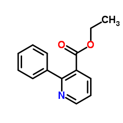 2-苯甲基烟酸乙酯结构式