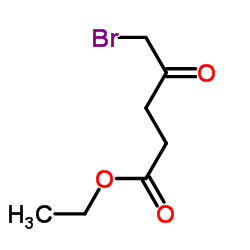 Ethyl 5-bromo-4-oxopentanoate结构式