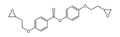 4-[2-(2-Oxiranyl)ethoxy]benzoic acid 4-[2-(2-oxiranyl)ethoxy]phenyl ester Structure