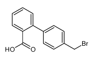 4'-(溴甲基)-[1, 1'-联苯]-2-羧酸结构式