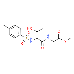 tosylthreonylglycine methyl ester Structure