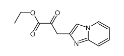 A-OXO-IMIDAZO[1,2-A]PYRIDINE-3-PROPANOIC ACID ETHYL ESTER结构式