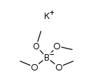 potassium tetramethoxyborate结构式