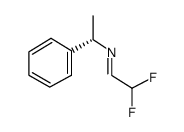 (S)-N-(2,2-二氟亚乙基)-1-苯基乙胺结构式