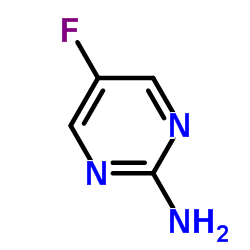2-氨基-5-氟嘧啶结构式