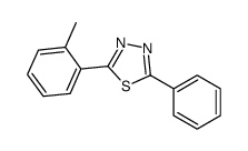 2-(2-methylphenyl)-5-phenyl-1,3,4-thiadiazole Structure