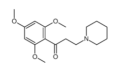 3-(1-Piperidinyl)-1-(2,4,6-trimethoxyphenyl)-1-propanone structure