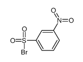 3-nitrobenzenesulfonyl bromide结构式