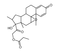 Betamethasone 9,11-Epoxide Propionate Structure