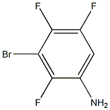3-溴-2,4,5-三氟苯胺结构式