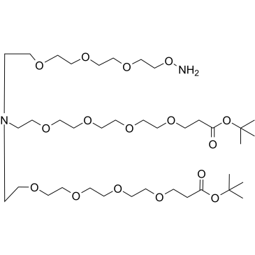 N-(Aminooxy-PEG3)-N-bis(PEG4-t-butyl ester) picture
