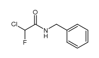 (RS)-N-benzyl-2-chloro-2-fluoroethanamide结构式