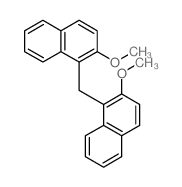 Naphthalene,1,1'-methylenebis[2-methoxy-结构式