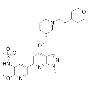 PI3Kdelta抑制剂1结构式