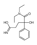 N,N-diethyl-2-hydroxy-2-phenyl-pentanediamide Structure