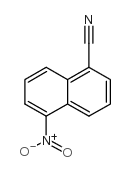 5-Nitro-1-naphthalenecarbonitrile结构式