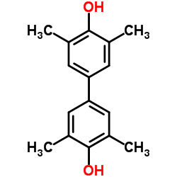 3,3',5,5'-四甲基联苯基-4,4'-二醇结构式