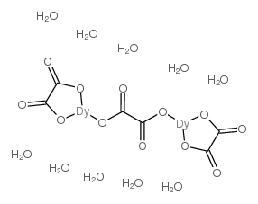 草酸镝(III)十水合物结构式