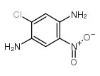 2-氯-5-硝基-1,4-苯二胺结构式