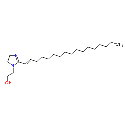 2-(2-heptadec-1-enyl-2-imidazolin-1-yl)ethanol structure