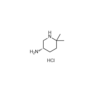 (S)-6,6-二甲基哌啶-3-胺盐酸盐结构式