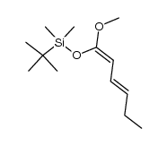 (1Z,3E)-1-(t-butyldimethylsilyloxy)-1-methoxyhexa-1,3-diene Structure