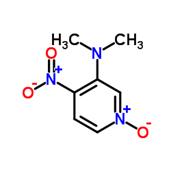 N,N-Dimethyl-4-nitro-3-pyridinamine 1-oxide Structure