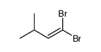 1,1-dibromo-3-methylbut-1-ene Structure