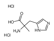 Alpha-甲基-DL-组氨酸二合盐酸结构式