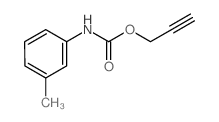 Carbamic acid,N-(3-methylphenyl)-, 2-propyn-1-yl ester Structure