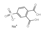 4-磺基-1,2-苯二甲酸单钠盐结构式
