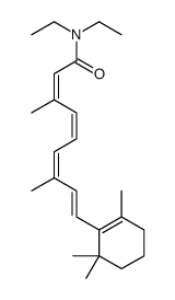 (2E,4E,6E,8E)-N,N-diethyl-3,7-dimethyl-9-(2,6,6-trimethylcyclohexen-1-yl)nona-2,4,6,8-tetraenamide Structure