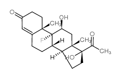 氟孕酮结构式