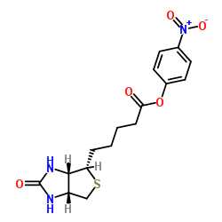 (+)-生物素4-硝基苯酯结构式