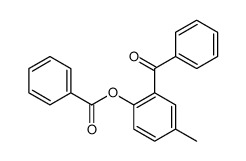 (2-benzoyl-4-methylphenyl) benzoate结构式