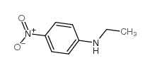 N-乙基-对-硝基苯胺结构式