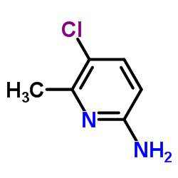 5-氯-6-甲基-2-吡啶胺结构式