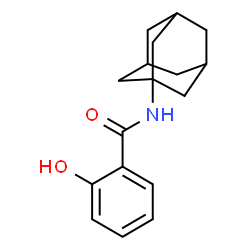 N-(1-adamantyl)-2-hydroxybenzamide Structure