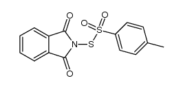 N-(p-tolylsulfonylthio)phthalimide结构式