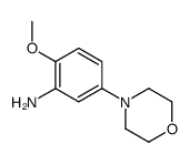 2-METHOXY-5-MORPHOLINOANILINE Structure