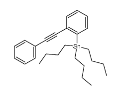 tributyl[2-(phenylethynyl)phenyl]tin结构式